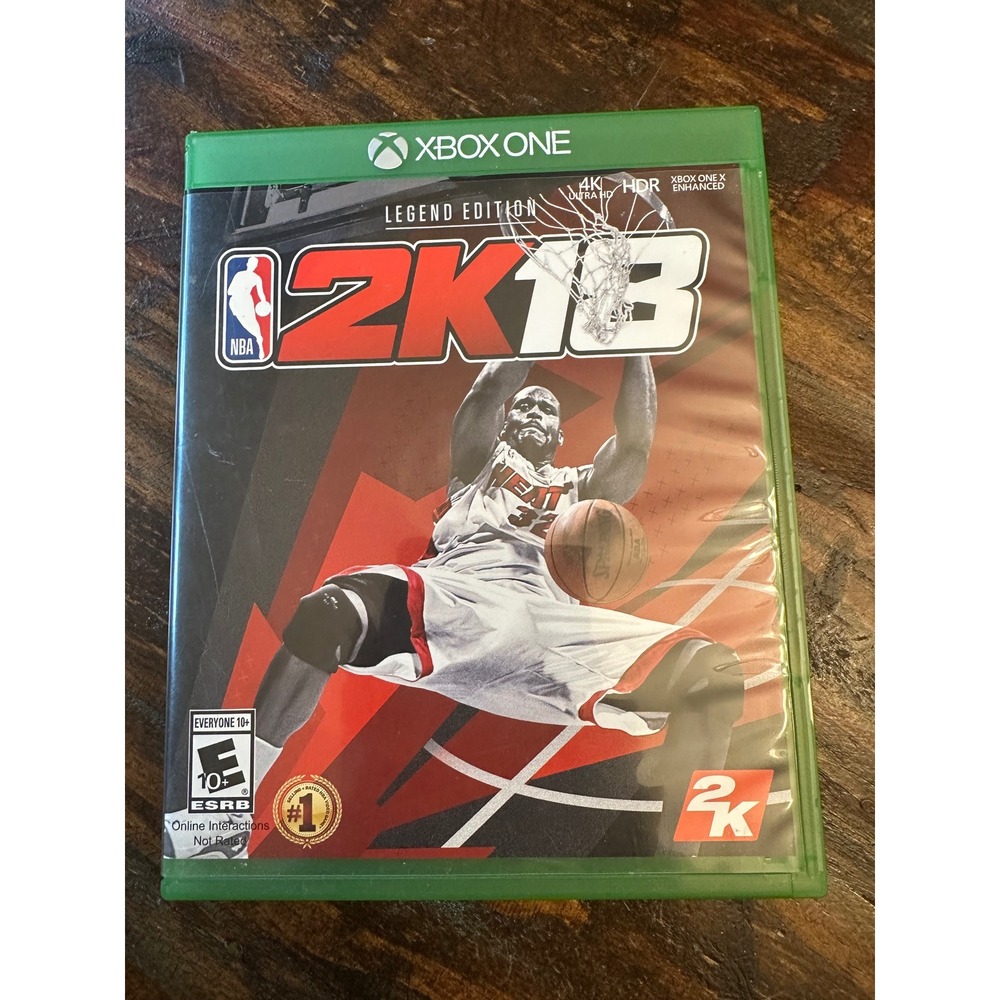 NBA 2K18 Legend Edition Xbox One 4K Ultra HD HDR Basketball Video Game Shaq